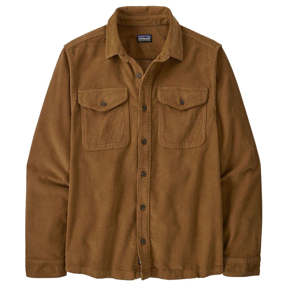 NEW Patagonia Corduroy Shirt Mens XL Corriander Brown Organic Cotton Long Sleeve